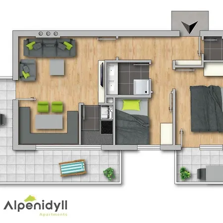 Апартаменты Huberhof 6 By Alpenidyll *